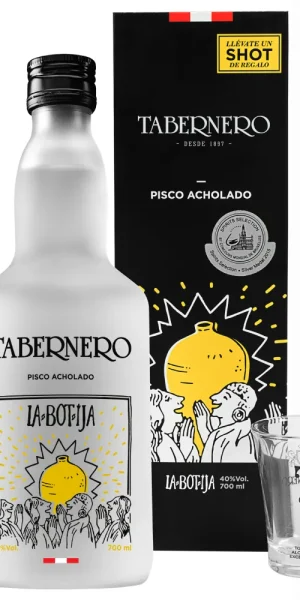 Pisco Tabernero Acholado+Shot 700ml