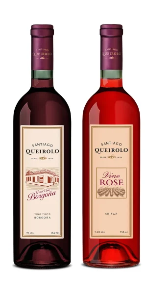 Vino Queirolo Rose/Borgoña - Pack