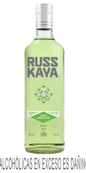 Vodka Russkaya Green Apple 750ML